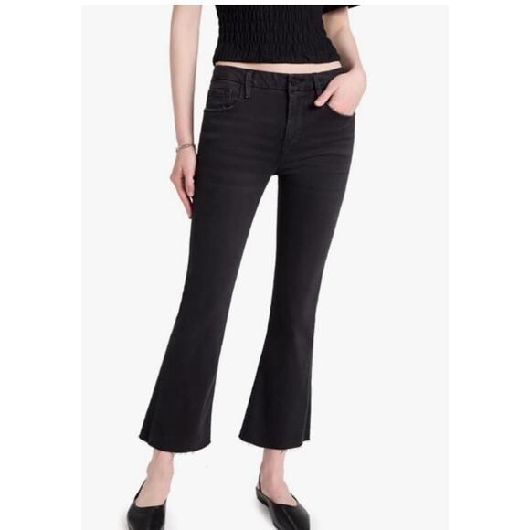 Frame Black Le Crop Mini Boot Jeans sz 27 - Picture 1 of 13